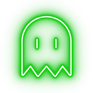 Pac Man Neon Ghost